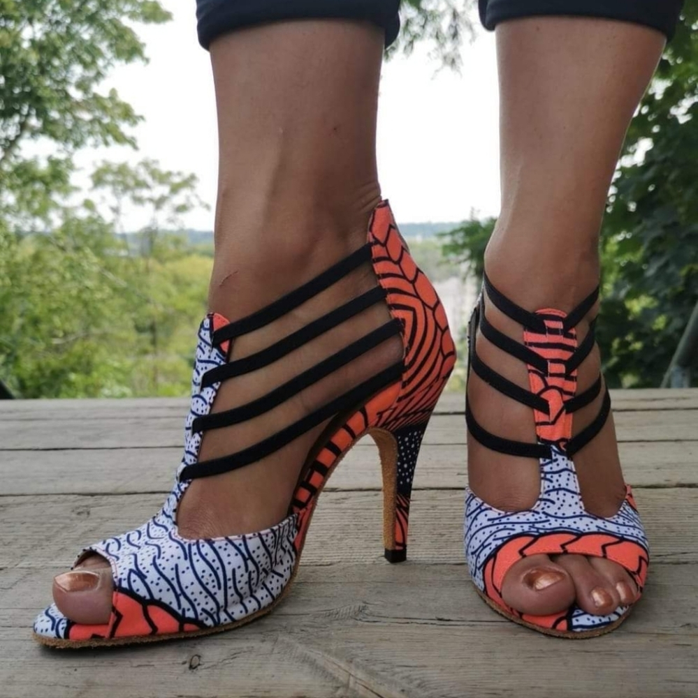 MIA DESIGNS Queen Khadija African designer dance shoes
